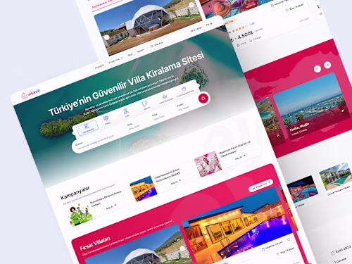 Villa & Hotel Booking Landing Page