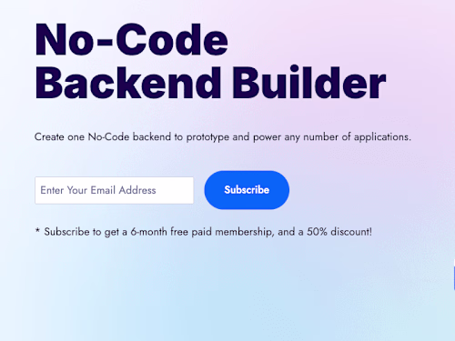 No-Code Backend Builder