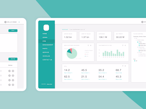 Web Design: UX UI of an Inventory Management Platform 