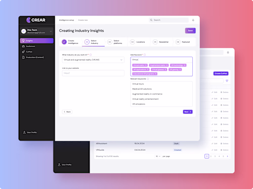 Marketing AI Tool UX Design | Web Design | SaaS | Figma
