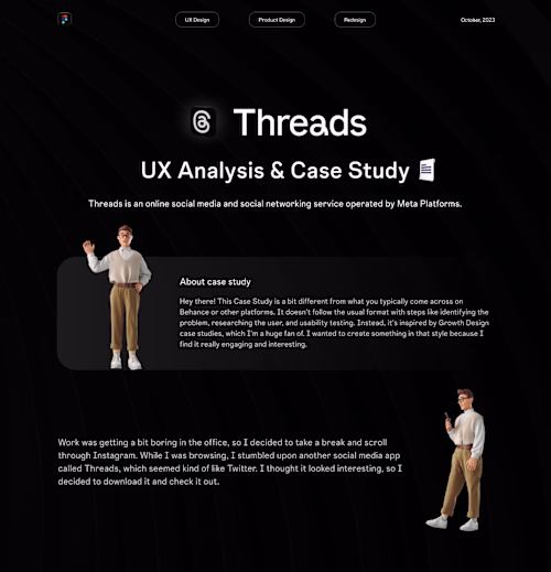 Threads UX Analysis & Case Study