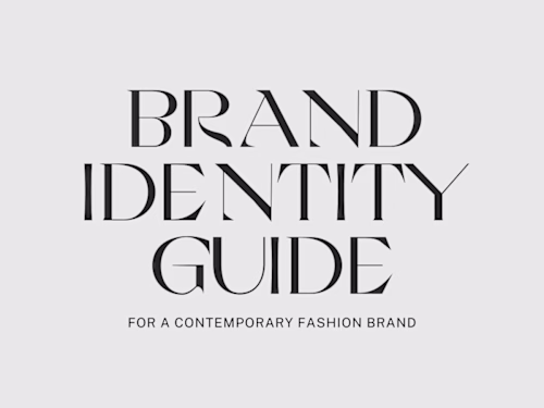 Brand Identity for a Luxury Brand