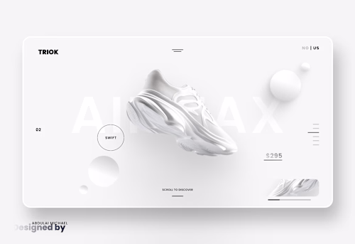 Nike Swift Concept UI (Dark & Light Versions)