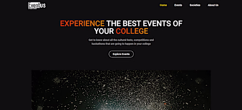 Eventus - Event Management Website With CMS