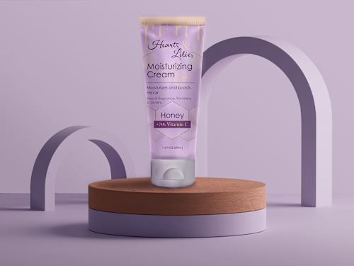 Label Design  | Hearts & Lilies