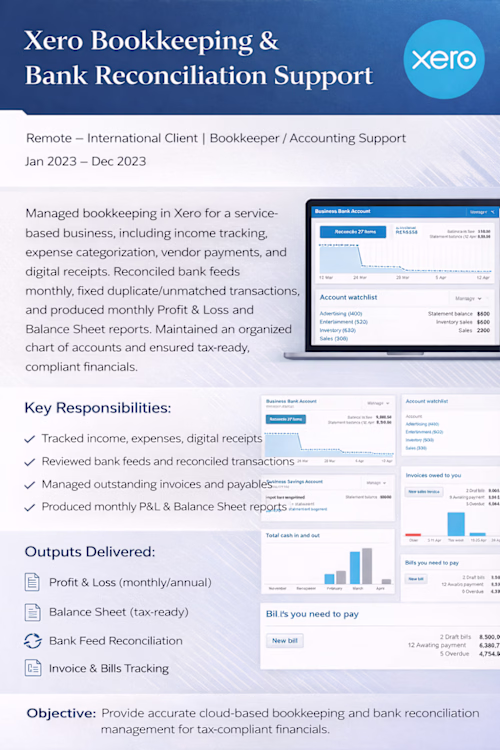 Xero Bookkeeping