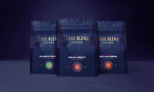 TRUE BLEND COFFEE: Behance