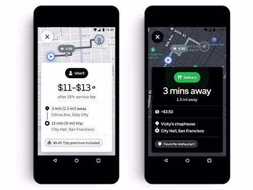 Uber Driver Offer Card experience redesign