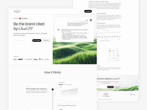 The Prompting Company — Web Design and Framer Development