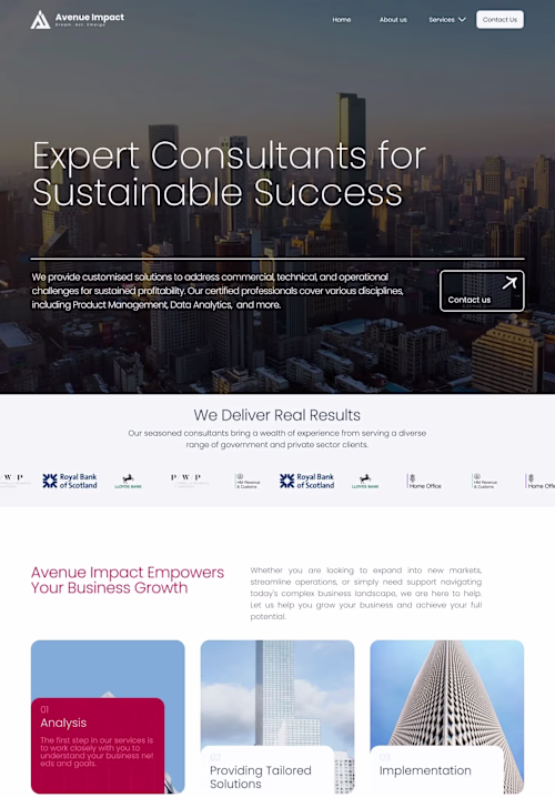 Avenue Impact Platform Development