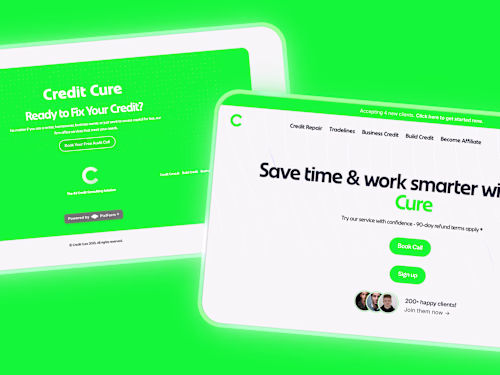 Brand Identity + Web Design / Development For Credit Cure