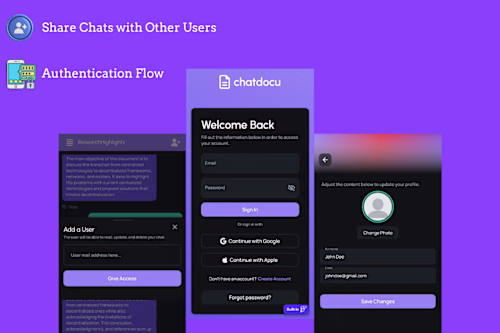 AI-Powered Chat App Template Development