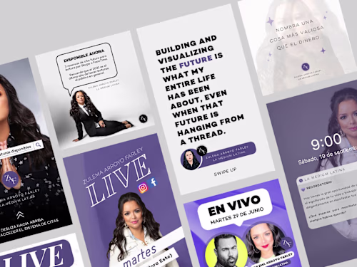 Zulema Arroyo Farley - Instagram graphics