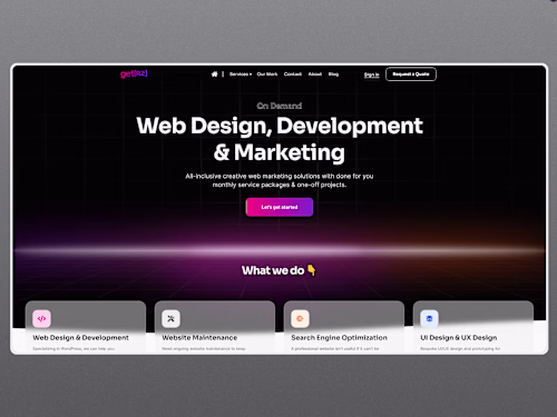 Get R2 Website Redesign