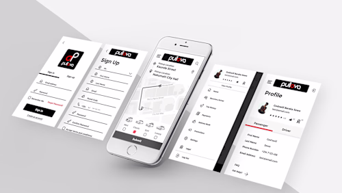 New Pullova app Screen on Behance