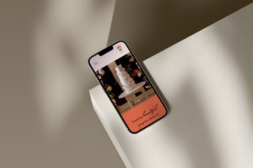 5 Day Website Design for Wedding & Event Cake Baker & Decorator