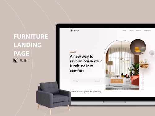 Landing page for Furniture