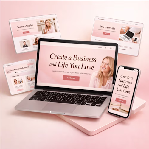 I designed this coaching website