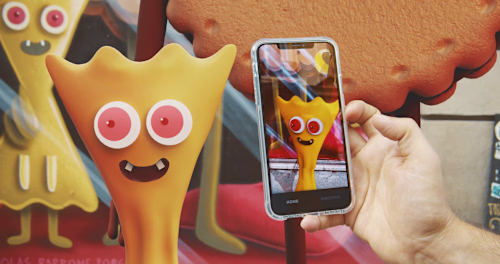 Agmented Street Art 
with Nicolas Barrome and Opuscope