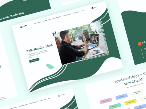 An online counseling website Redesign