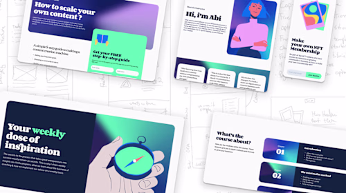 My Hero | Webflow Website Design & Illustrations on Behance