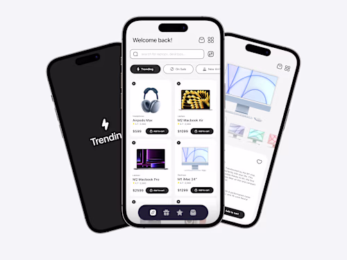 UI Design for E-commerce App