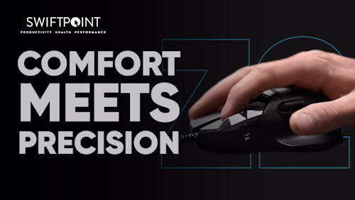 Poster and youtube ad design for Swiftpoint Z2 mouse