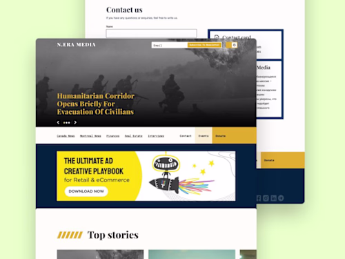 💠 New Era Media - UX/UI and Development
