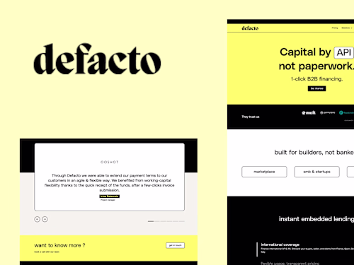 Defacto | Webdesign & Webflow 