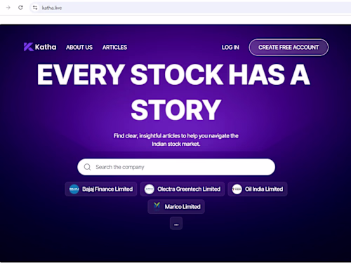 Every Stock has a Story | Katha