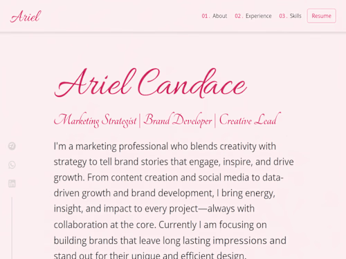 Personal CMS Portfolio