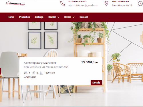 Real Estate Website - rentandsells.com