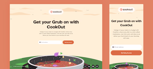 Website & Waitlist Page Design
