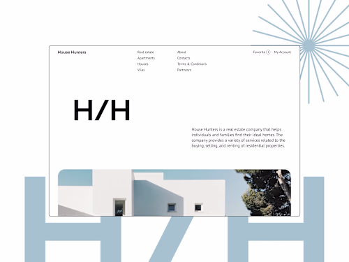 HOUSE HUNTERS - House Rental Website Design