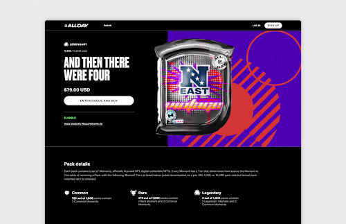 NFL All Day: Interactive digital collectibles platform