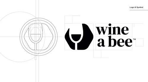 WINE A BEE™ [ logo design ]