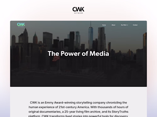 CWK Network · Website Redesign & Webflow Development