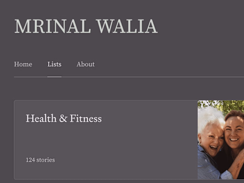 List: Health & Fitness | Curated by MRINAL WALIA | Medium