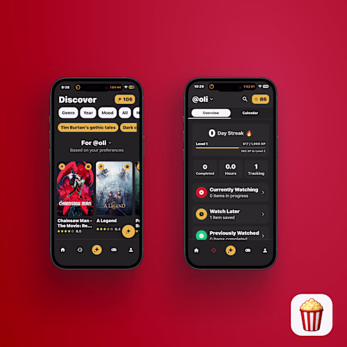 WatchMaster App - Mockups