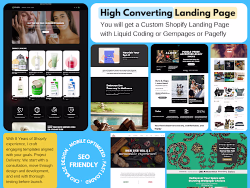 Figma to High Converting Shopify Landing Page