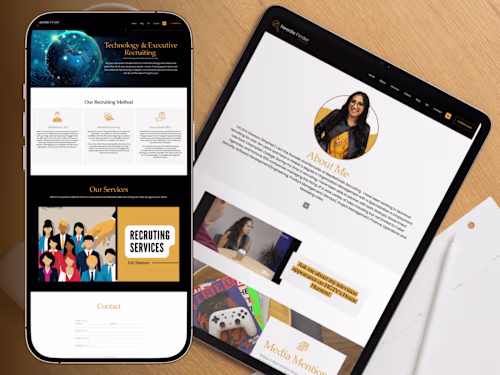 Needle Finder Recruiting: Squarespace Website Design
