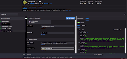 Al-Quran API