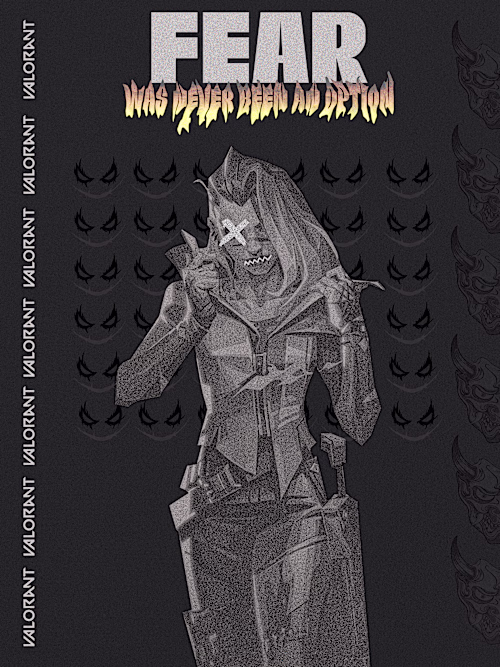 Valorant "Fade" Poster