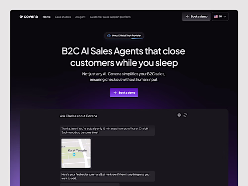 Covena website rebranding to secure first investments