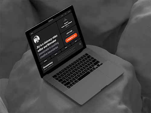 Framer Web Design | Videography Portfolio Site