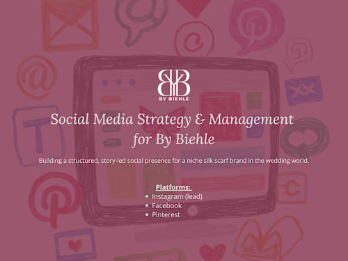 Social Media Strategy and Management for By Biehle
