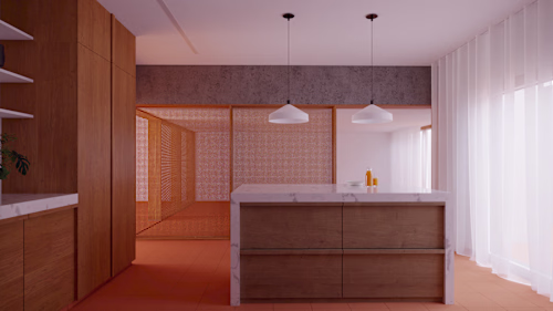 Interior for a Basement Renovation / Residential