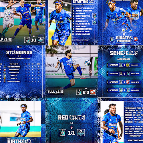 San Pedro Pirates - Social Media Rebrand