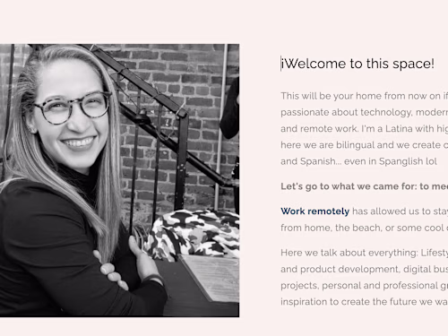 Liza López Personal Brand Website