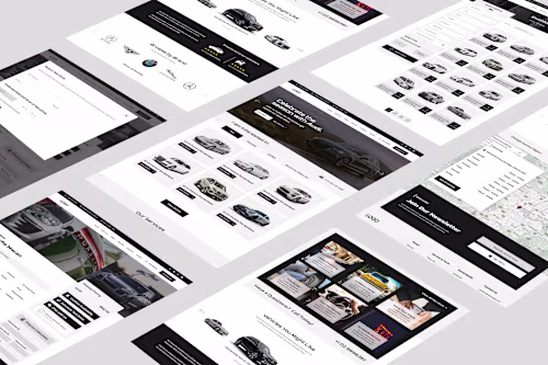 Car Dealer Web Design :: Behance